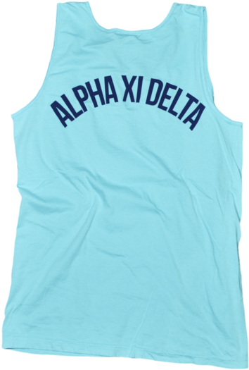 Alpha Xi Delta Autismspeaks Puzzle Tank Back - Active Tank (615x615), Png Download