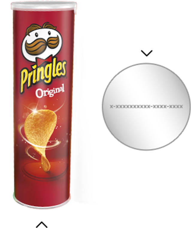 Pringles Grab & Go Small Original 37g 12 Pack (638x764), Png Download