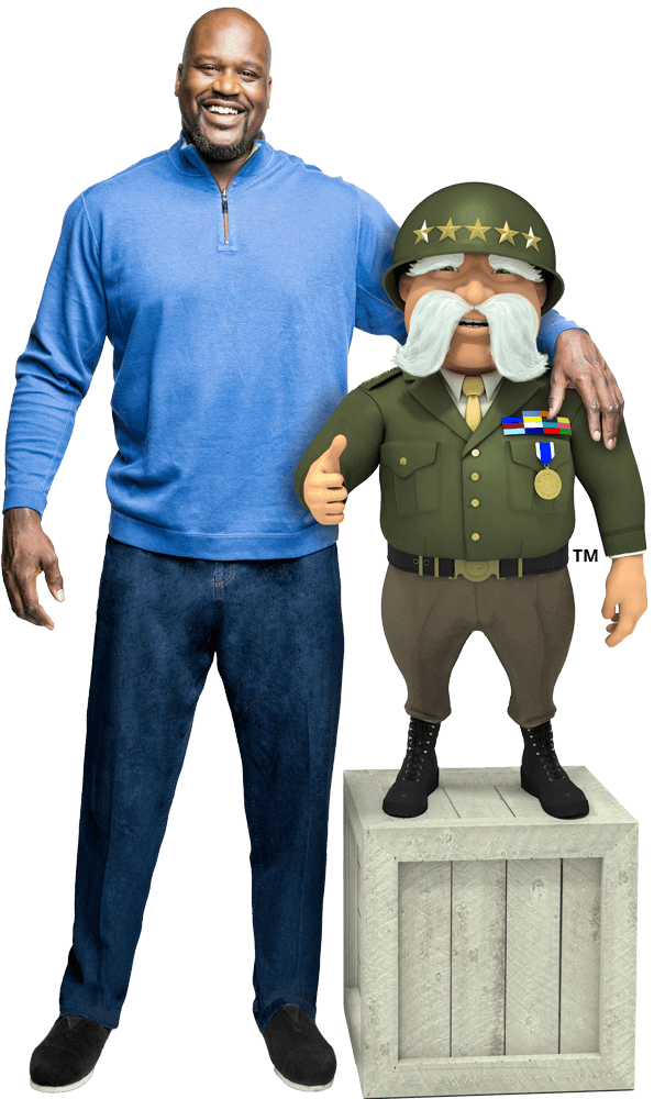For A Great Low Quote You Can Get Online - Shaquille O Neal The General (595x1000), Png Download