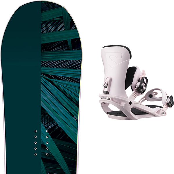 Salomon Wonder 2019 Salomon Vendetta Pink - Salomon Pink Snowboard (600x600), Png Download