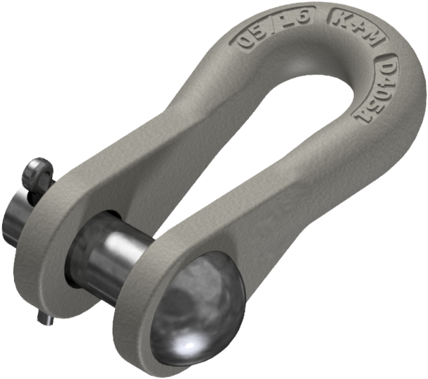 Shackle Type 2 With Pin - Hook (1674x972), Png Download