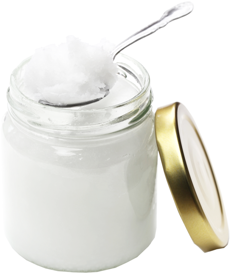 Transparent Library Coconut Transparent Oil Png - Coconut Oil Jar Png (885x1024), Png Download