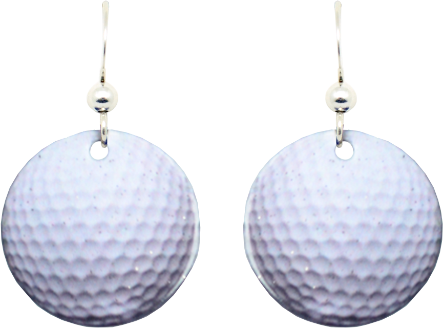 Golf Ball - Earrings (1000x1000), Png Download