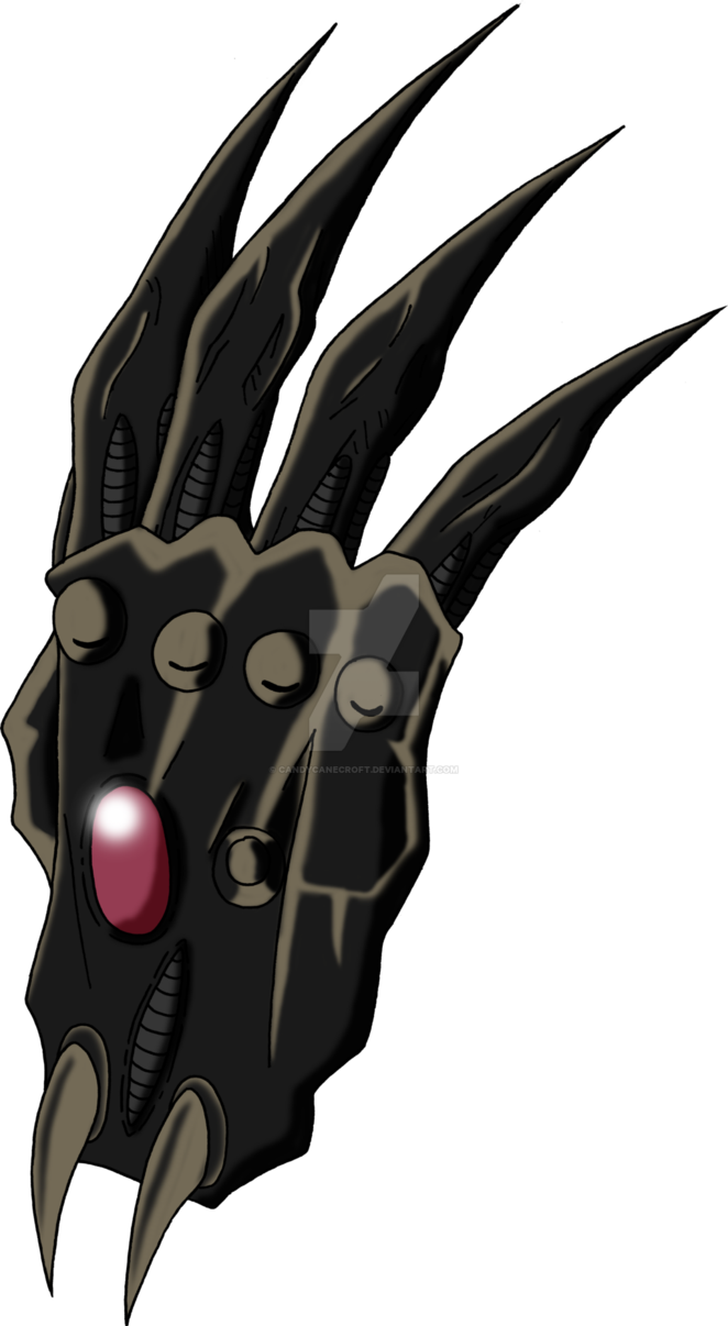 Clipart Stock Claw Drawing Gauntlet - Witchblade Gauntlet (662x1206), Png Download