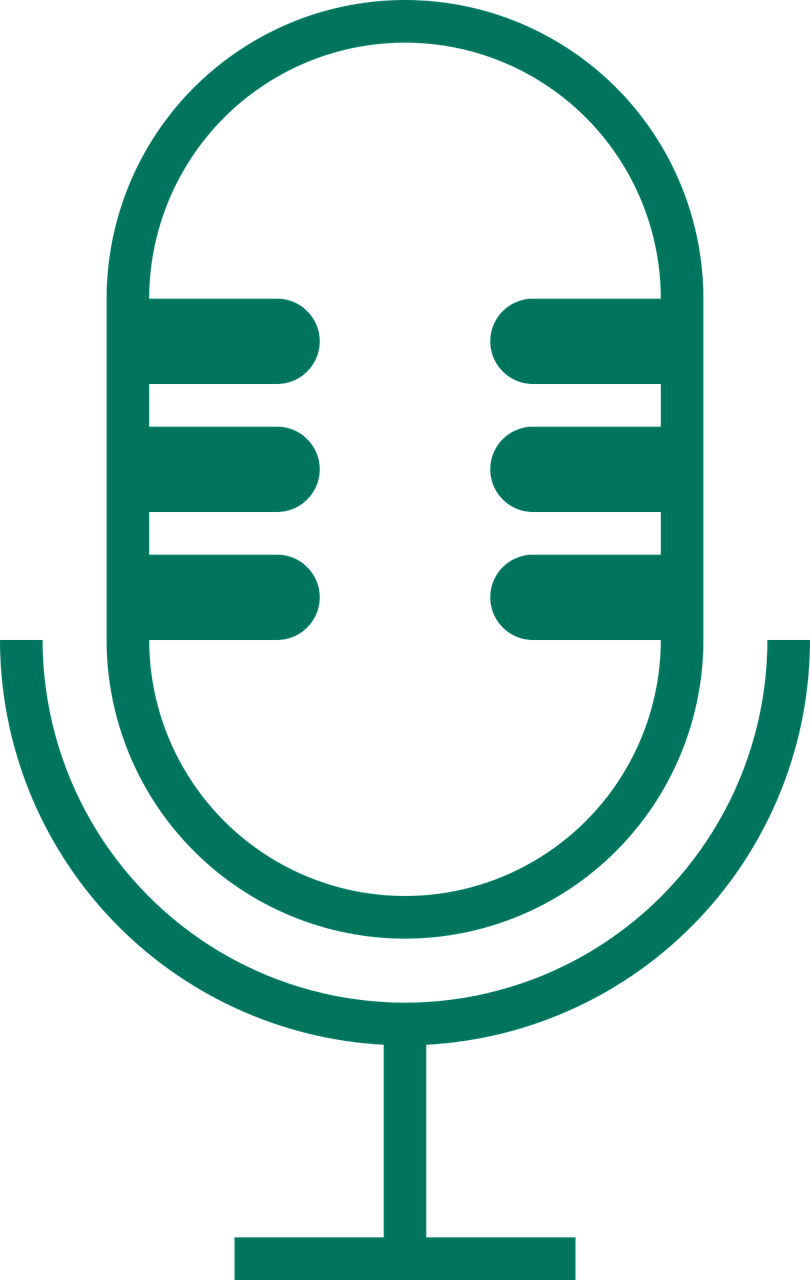 Mic-on,mic,on,free Vector Graphics - Микрофон Иконка (500x790), Png Download