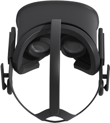 Oculus Rift Render Model 3d Png Back45 - Oculus Rift (800x800), Png Download