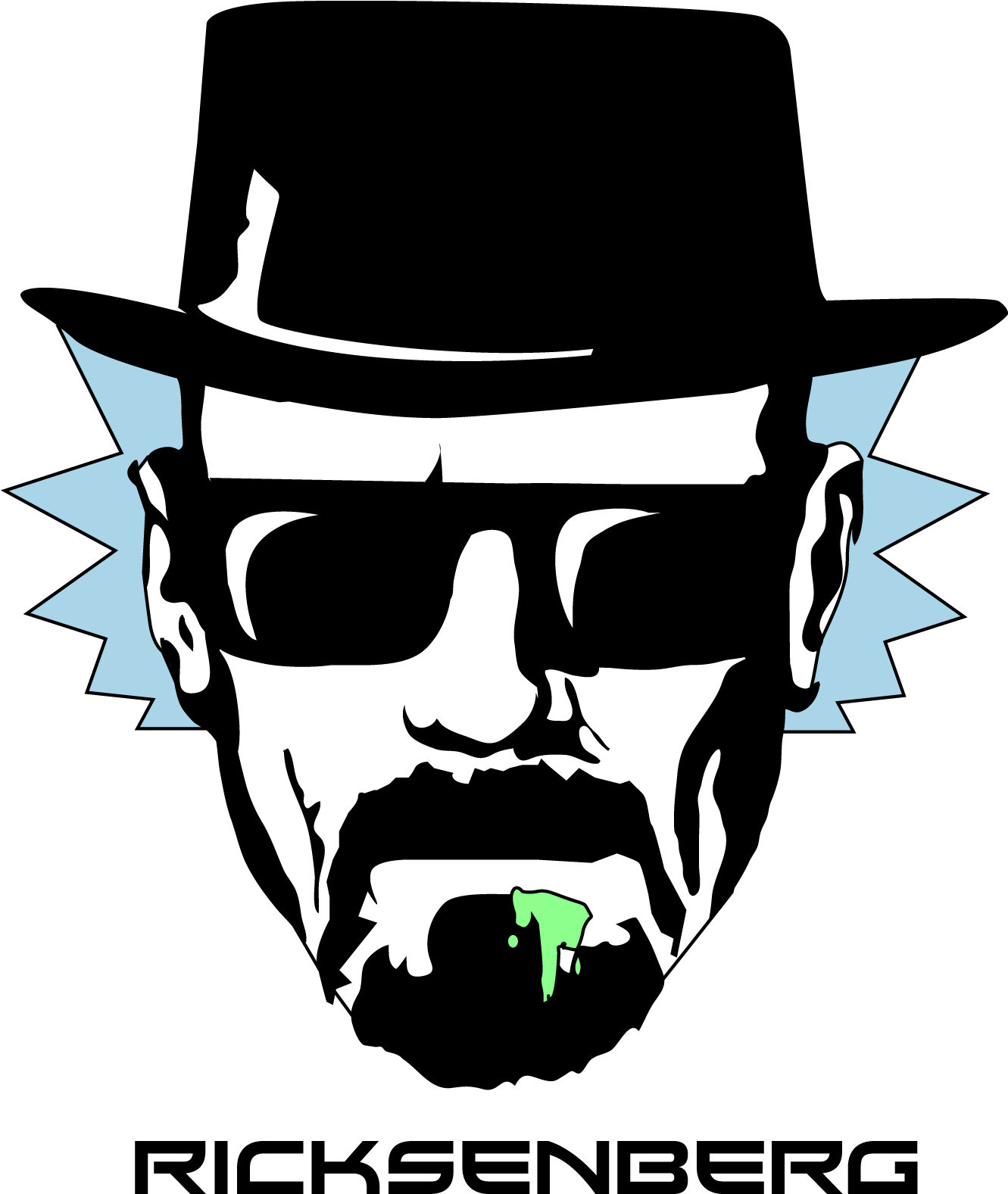 Heisenberg - Heisenberg Breaking Bad Dibujo (1330x1604), Png Download