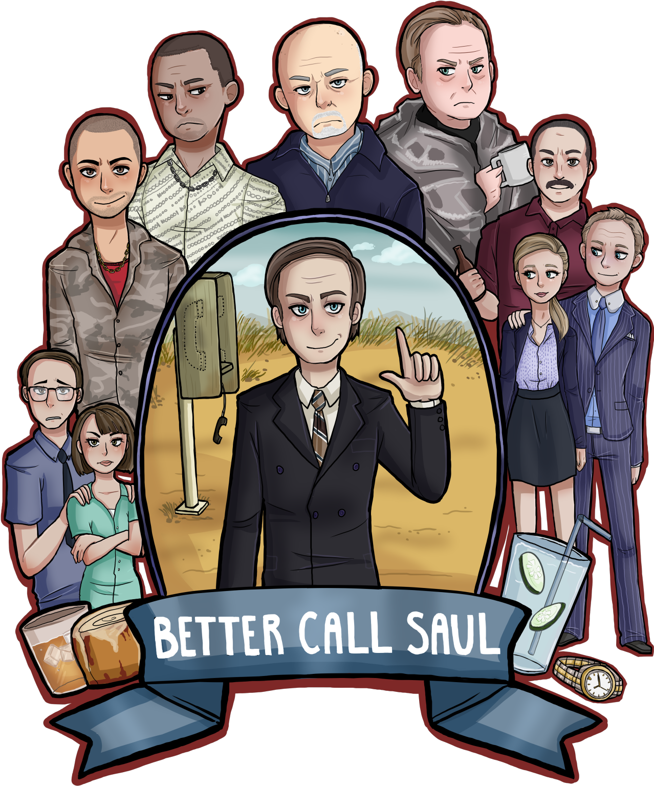 “my Hand Hurts So So So Bad After This - Better Call Saul Fan Tanktop (1280x1829), Png Download