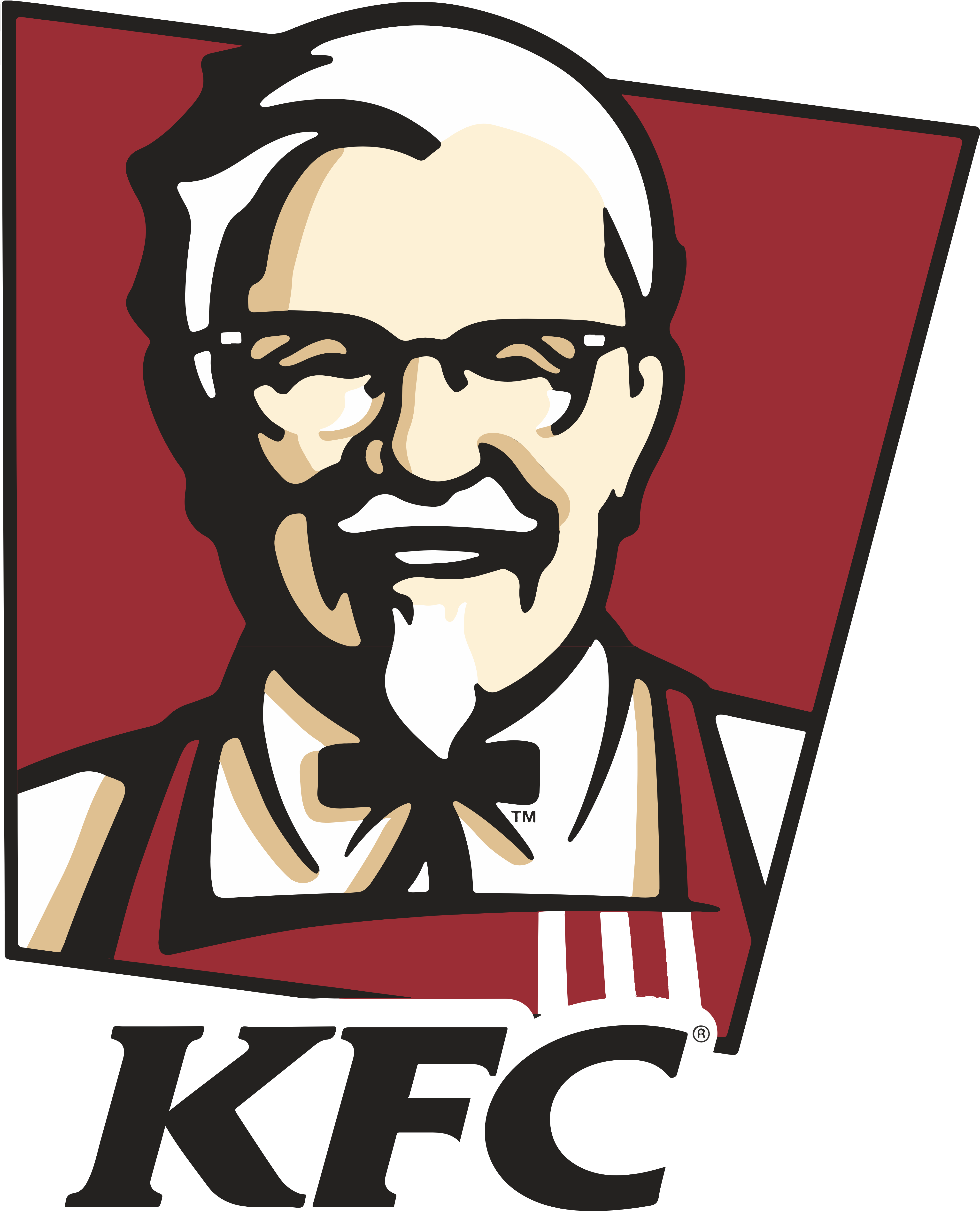 Kfc Logo, Chicken, Svg - Kfc Logo (4047x5000), Png Download