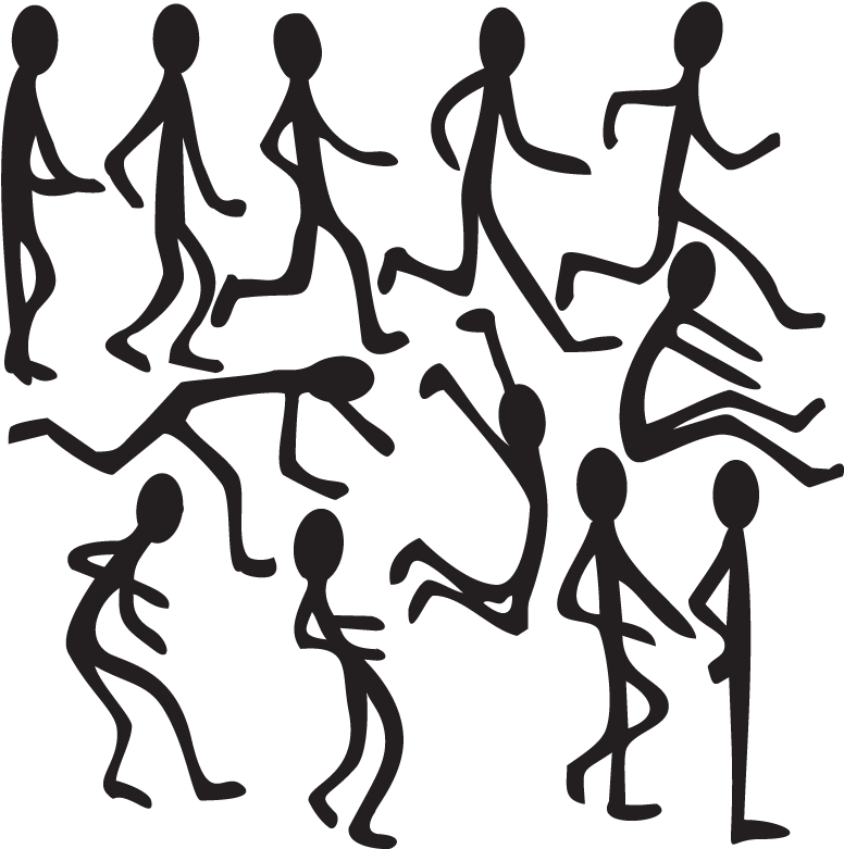 Wall Mural Group Of People - Mural (800x800), Png Download