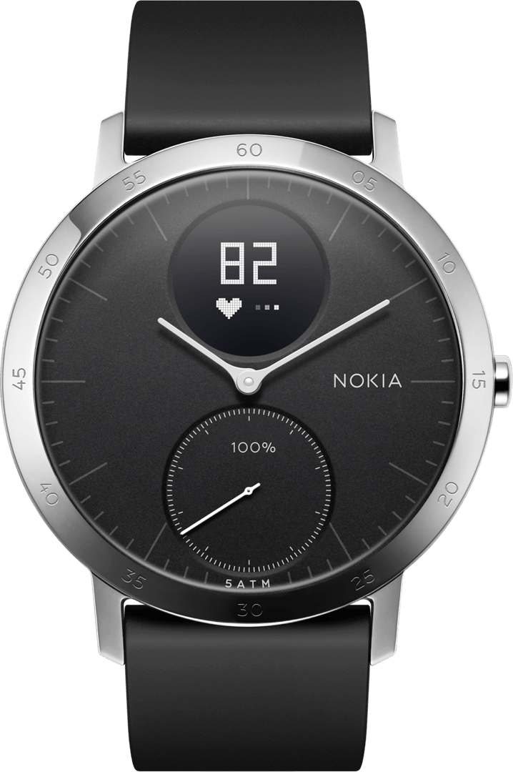 So, Nokia Steel Hr Is Finally Back, And You Can Go - Nokia Steel Hr Smart Watch Black - 40mm (718x1080), Png Download
