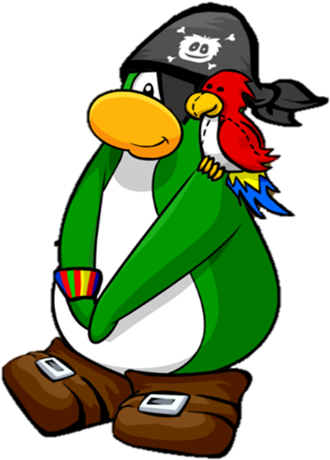 Penguin-pal Giveaway Cutout - Cartoon (483x721), Png Download