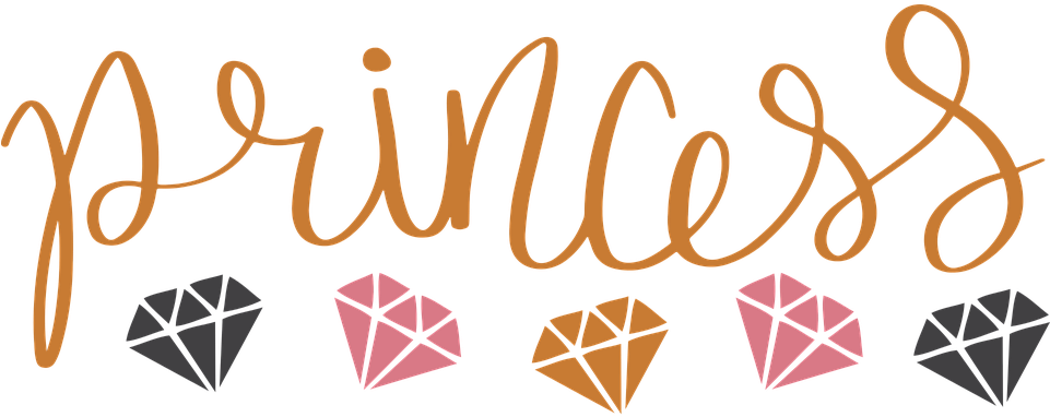 Princess, Diamonds, Svg, Queen - Gold Glitter Princess (960x480), Png Download