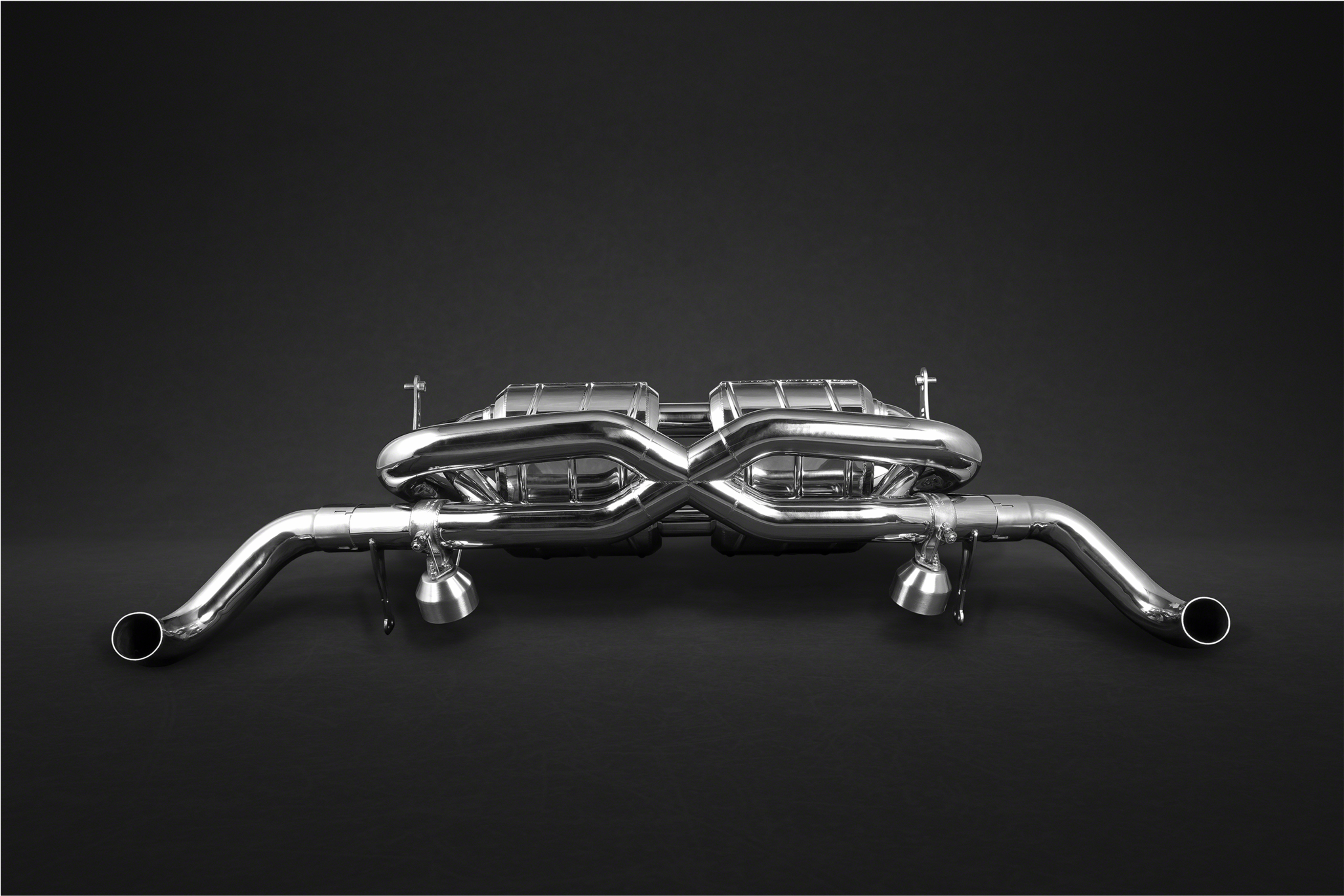 Audi R8 Pre Facelift V8 - Exhaust System (2048x2048), Png Download