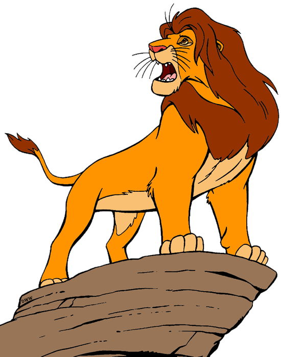 Simba's Face Simba Simba Roaring - Lion King Roar Clipart (550x700), Png Download