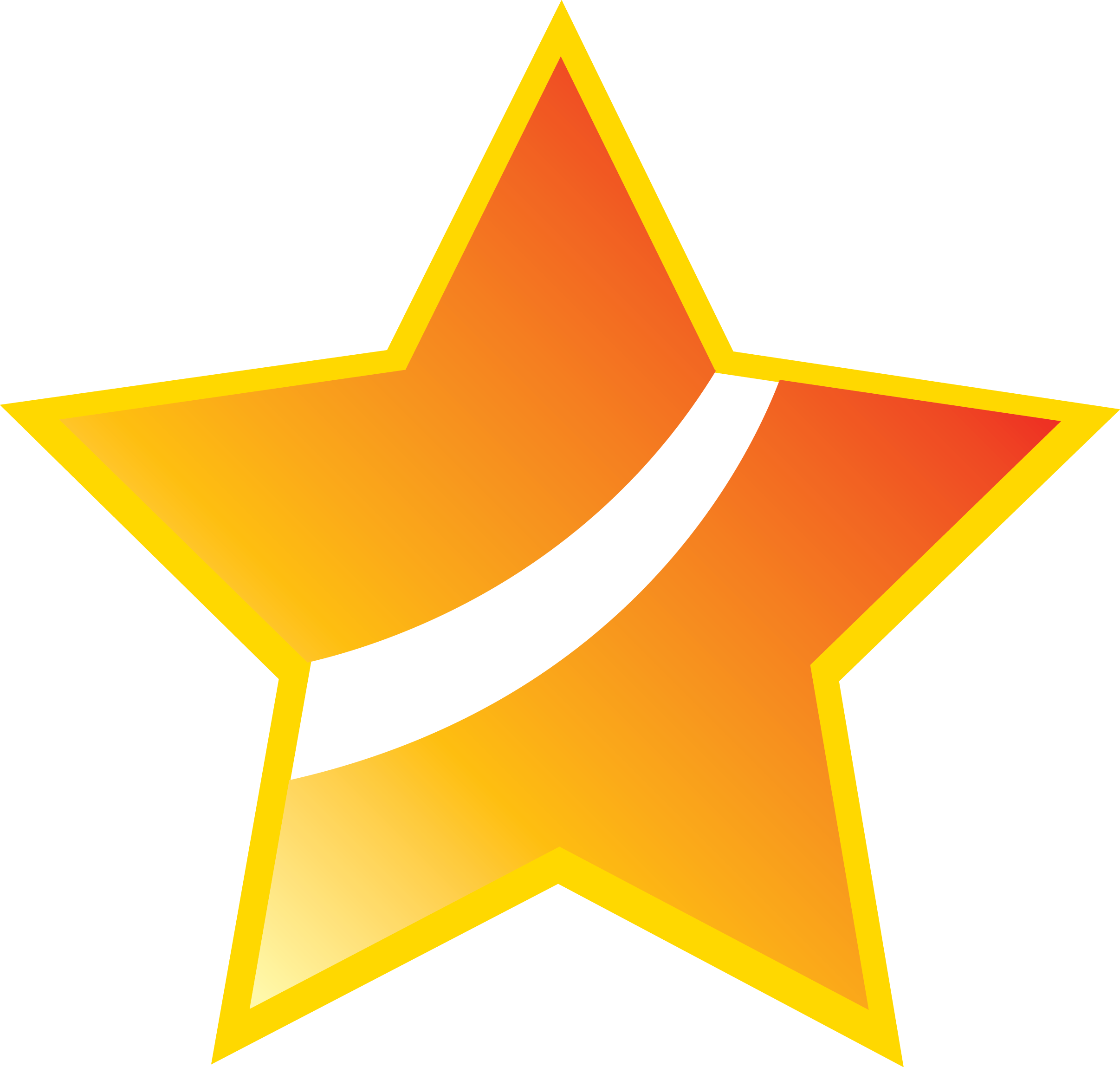 Operation Shooting Star - Star Flat Icon Png (2413x2298), Png Download
