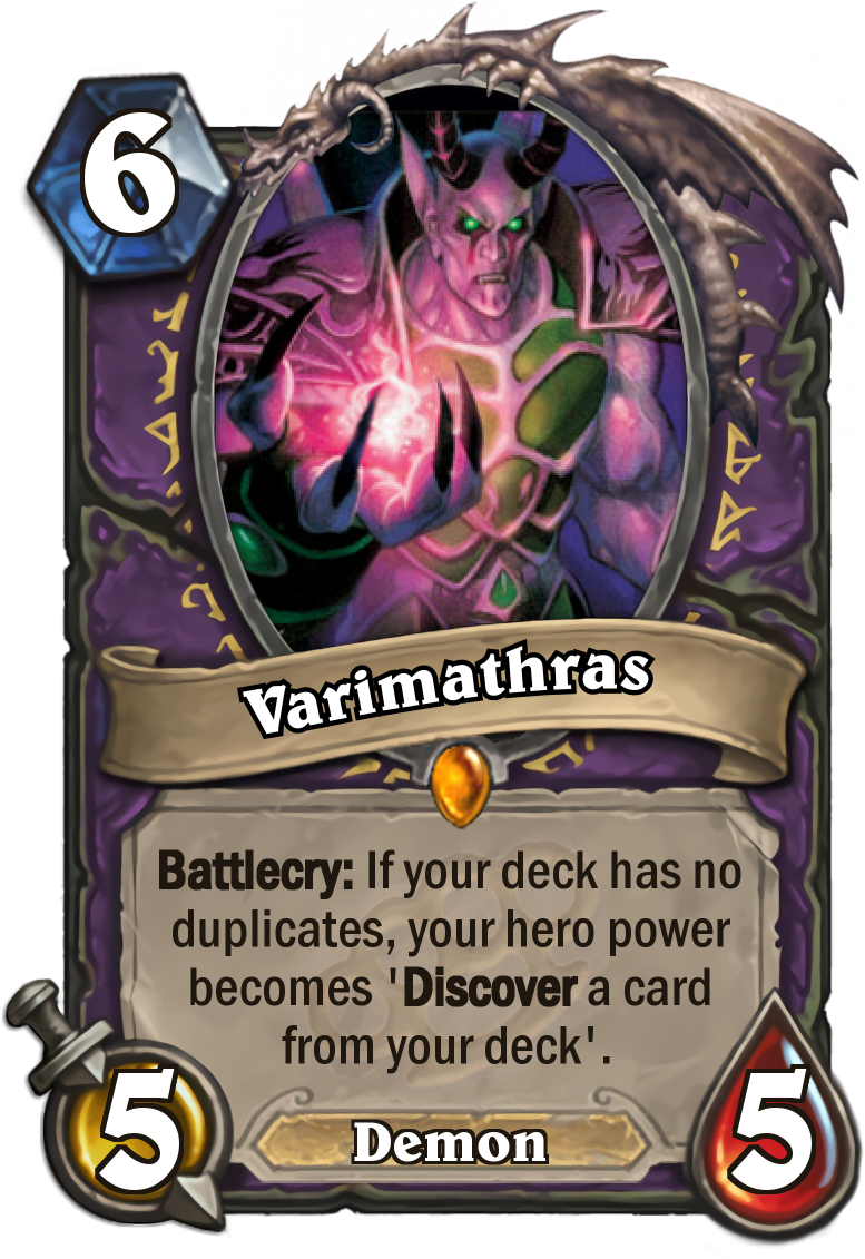 Warlock Legendary Idea For Gadgetzan (800x1146), Png Download