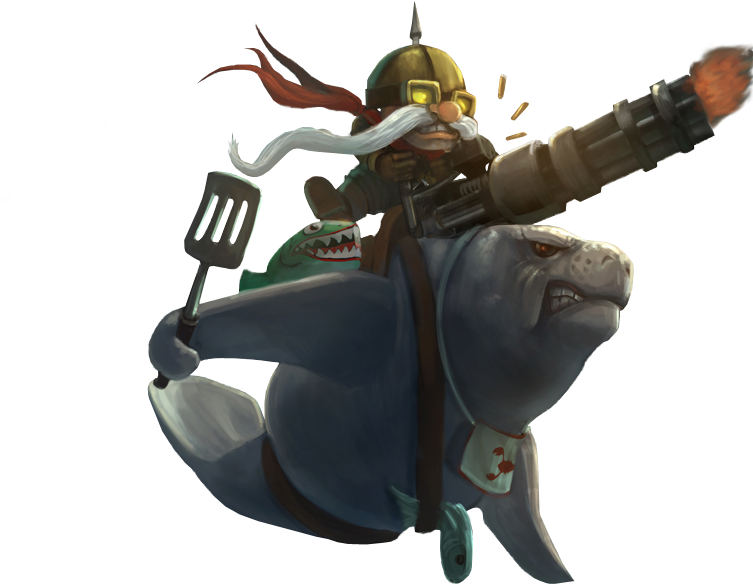 Bioforge Draven Download - Urf Rider Corki (851x645), Png Download