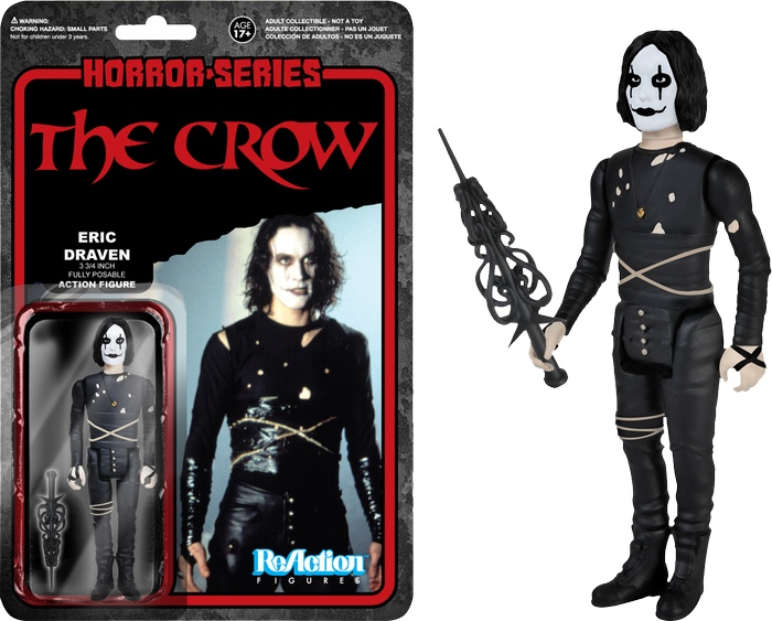 Eric Draven Reaction Figure - Crow Action Figure (700x563), Png Download