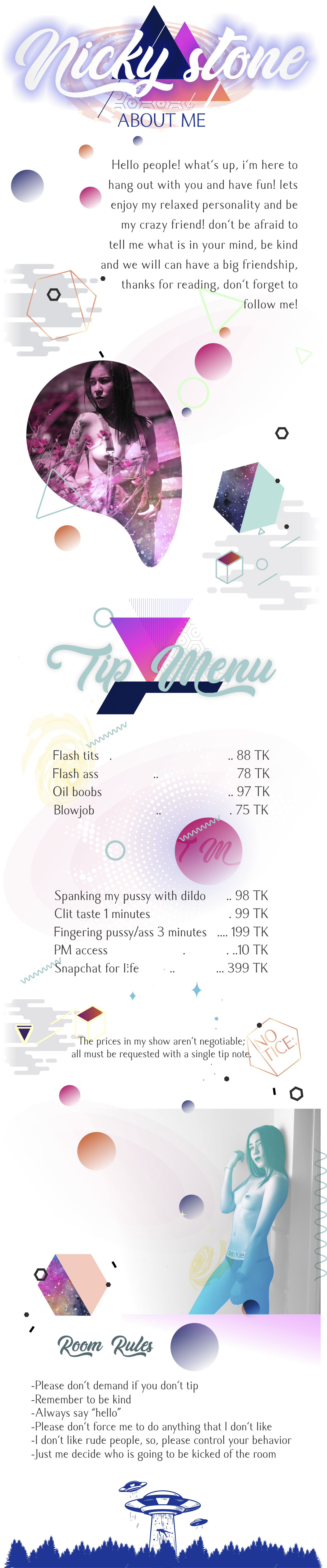 ♥nicky Stone♪♫ Free Cam Bio - Paper (1233x5913), Png Download