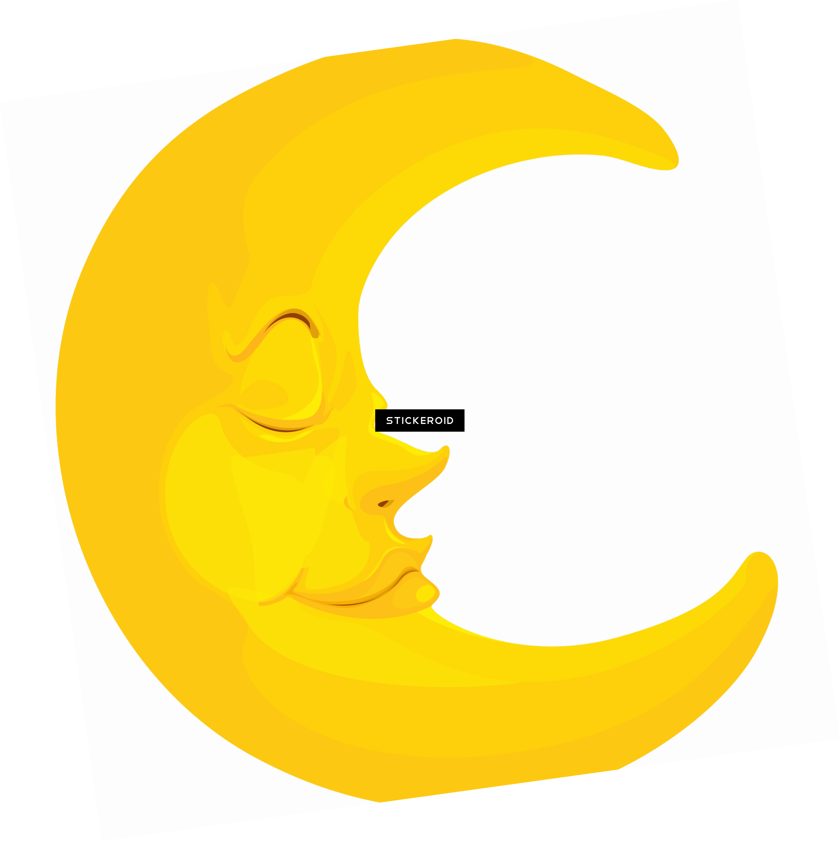 Moon Crescent - Moon Clipart Png (3387x3388), Png Download