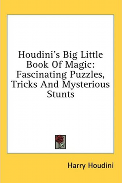 Houdini's Big Little Book Of Magic - Book (640x640), Png Download