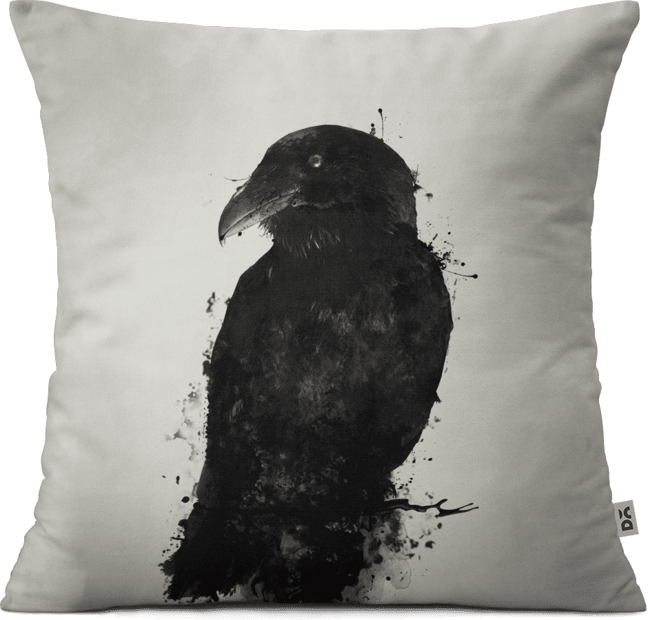 Dailyobjects The Raven 16" Cushion Cover Buy Online - Nicklas Gustafsson Raven Art (940x900), Png Download