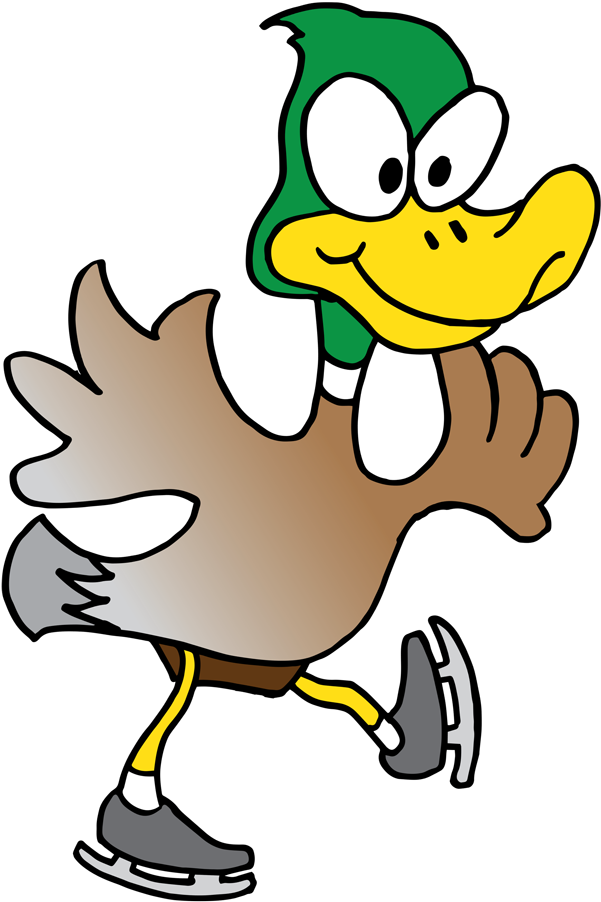 Doug Decoy Ice-skating1 - Cartoon (600x938), Png Download