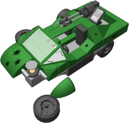 This A Completely Destroyed Halo Warthog - Model Car (768x768), Png Download