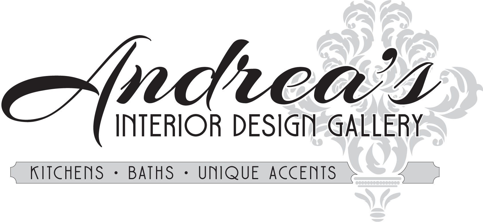Andrea's Interior Design Gallery - Custom Black Otterbox Defender Series Case For Apple (1687x777), Png Download