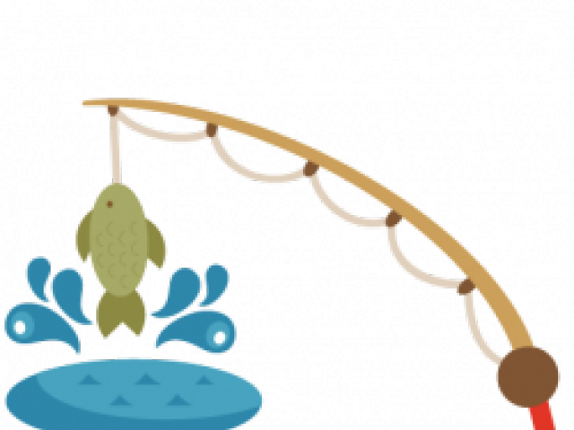 Fishing Rod Clipart Transparent Background - Fishing Rod Clip Art (640x480), Png Download