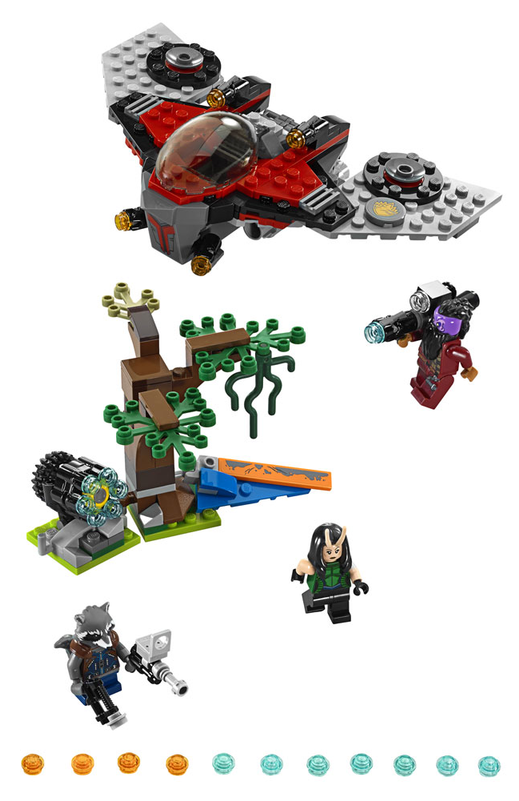 Guardians Of The Galaxy Vol - Lego Ravager Attack (guardians Of The Galaxy) (800x800), Png Download