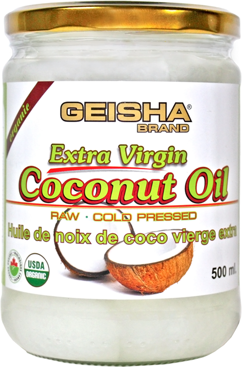Geisha Brand Extra Virgin Coconut Oil - Geisha Organic Extra-virgin Coconut Oil (700x1050), Png Download