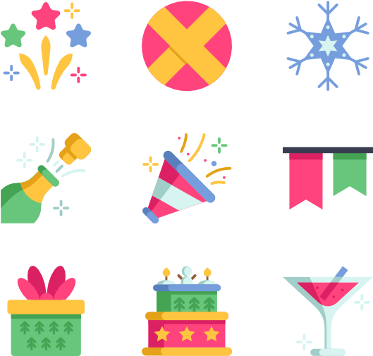 New Year (600x564), Png Download