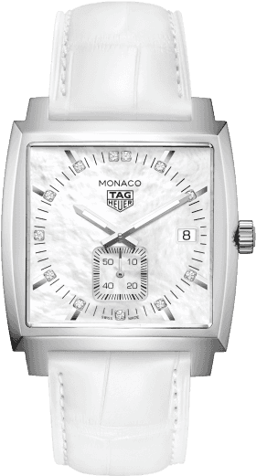 tag heuer monaco white