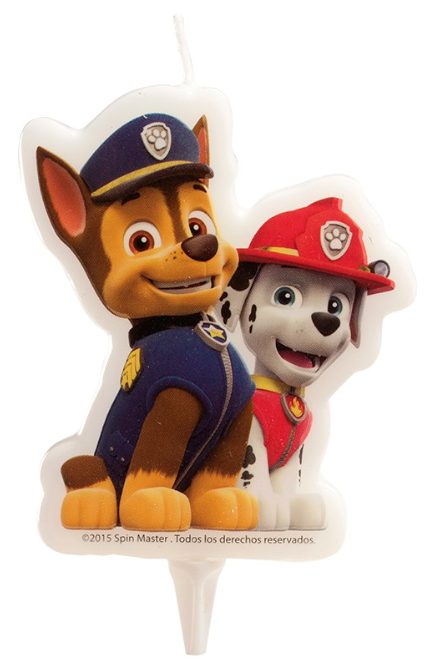 Candle Paw Patrol - New Paw Patrol Cake Candle (800x800), Png Download