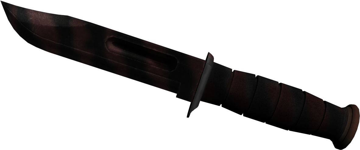 Kabar, Now With Tigerstripes - Bowie Knife (1280x1024), Png Download