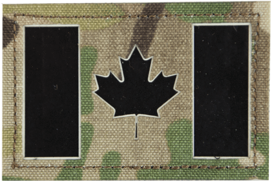 3" X 2" Custom Cordura Flag - Maple Leaf (700x700), Png Download