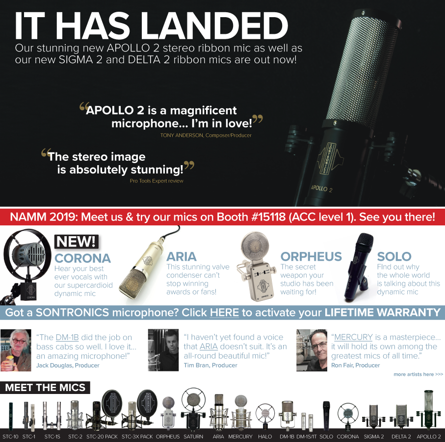 Sontronics - British Design - World Class - Home Page - Sontronics (907x902), Png Download