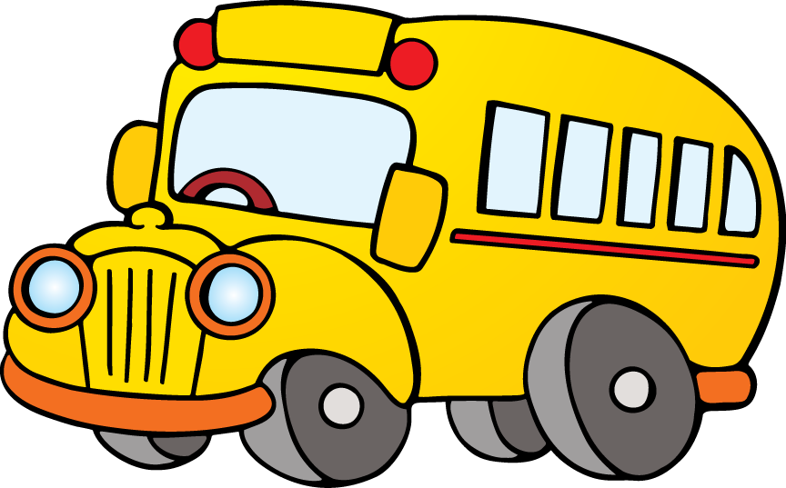Pyburn - School Bus Outline Png (864x537), Png Download