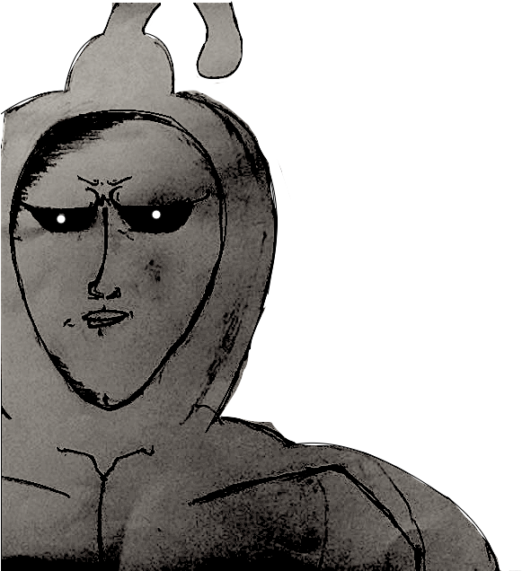 Black Sperm Drew Him With Pencils And Used Preview - Illustration (643x636), Png Download