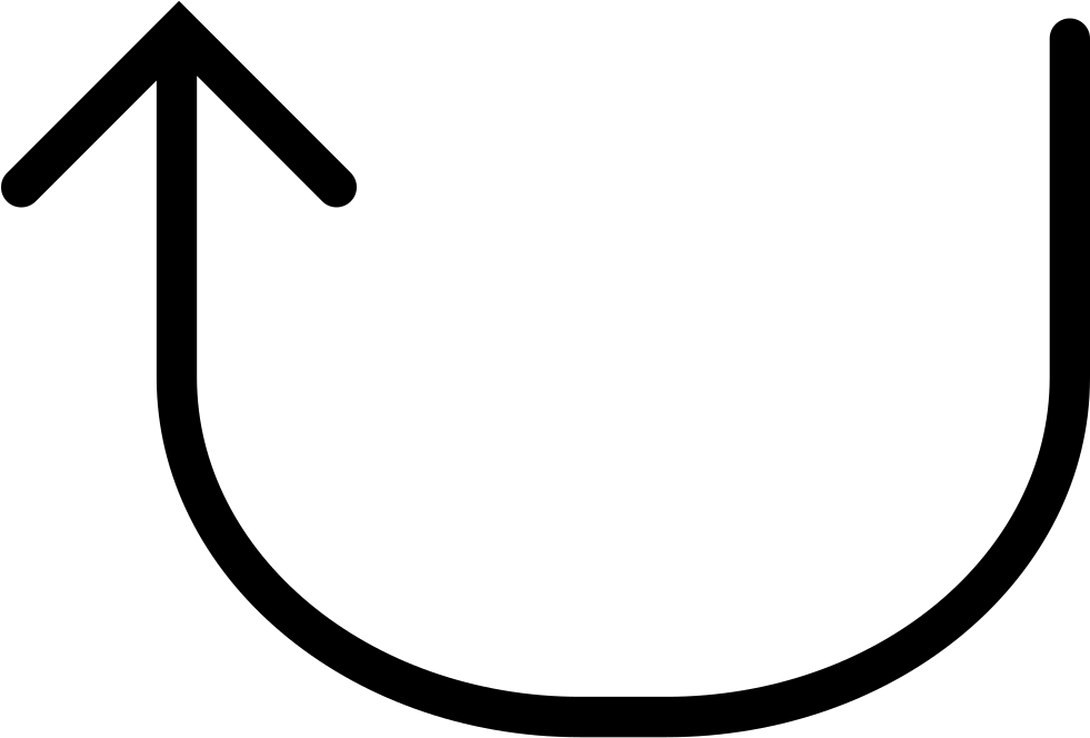 Arrow Curve Pointing Up Comments - Arrow (981x664), Png Download