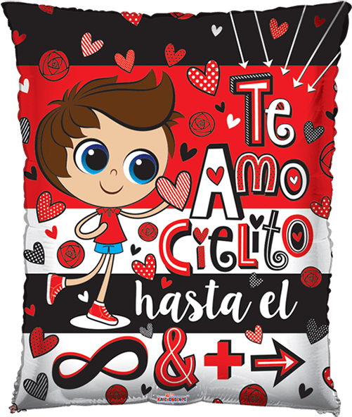 Globo Te Amo Cielito Hasta El Infinito Y Mas Allá - Cushion (600x600), Png Download