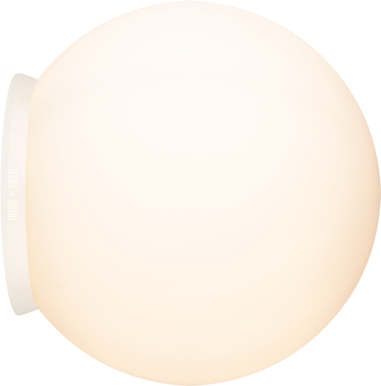 Sphere Lamp White Base 300mm - Sphere (900x900), Png Download
