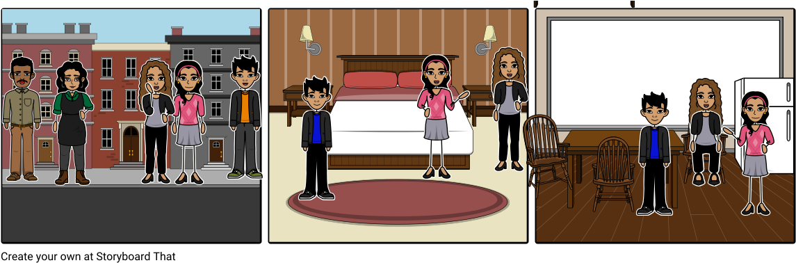 At Mexico With Grandparents And Friends - Cartoon (1164x385), Png Download