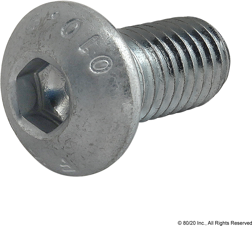 M8 X - 80/20 Inc., 3813, 15 Series, Button Head Socket Cap (1100x1100), Png Download