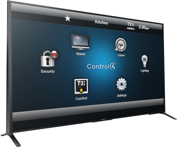 Sony Television Png - Control4 Ipad (786x655), Png Download