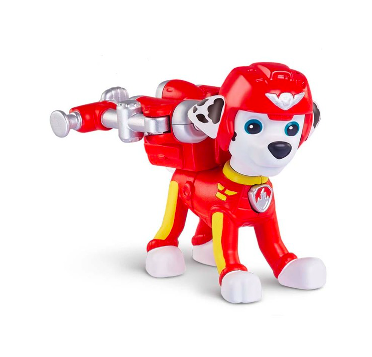 Spin Master Paw Patrol Figurka Ze Skrzydłami I Odznaką - Paw Patrol Air Rescue Marshall Pup Pack (800x800), Png Download