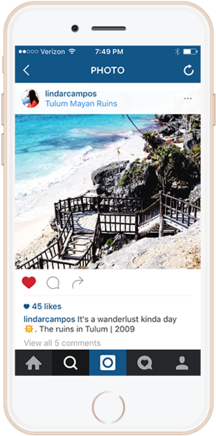 Tidy Instagram Post With Hashtags Hidden - Samsung Galaxy (1000x937), Png Download