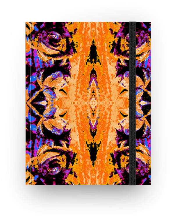 Caderno Dead Flowers Iii In Yellow & Purple De Aracy - Motif (800x800), Png Download